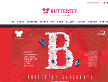Tablet Screenshot of butterfly-kyoto.com